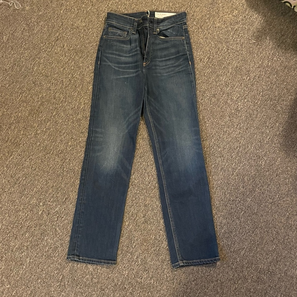 Nina high rise ankle cigarette jeans